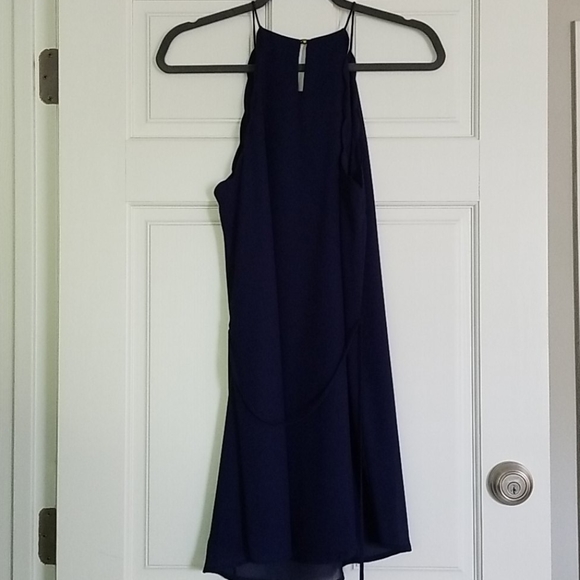 EUC Navy Lost April Dress Size Small - Picture 3 of 6